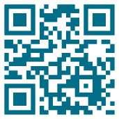 CORA app QR Code - blue