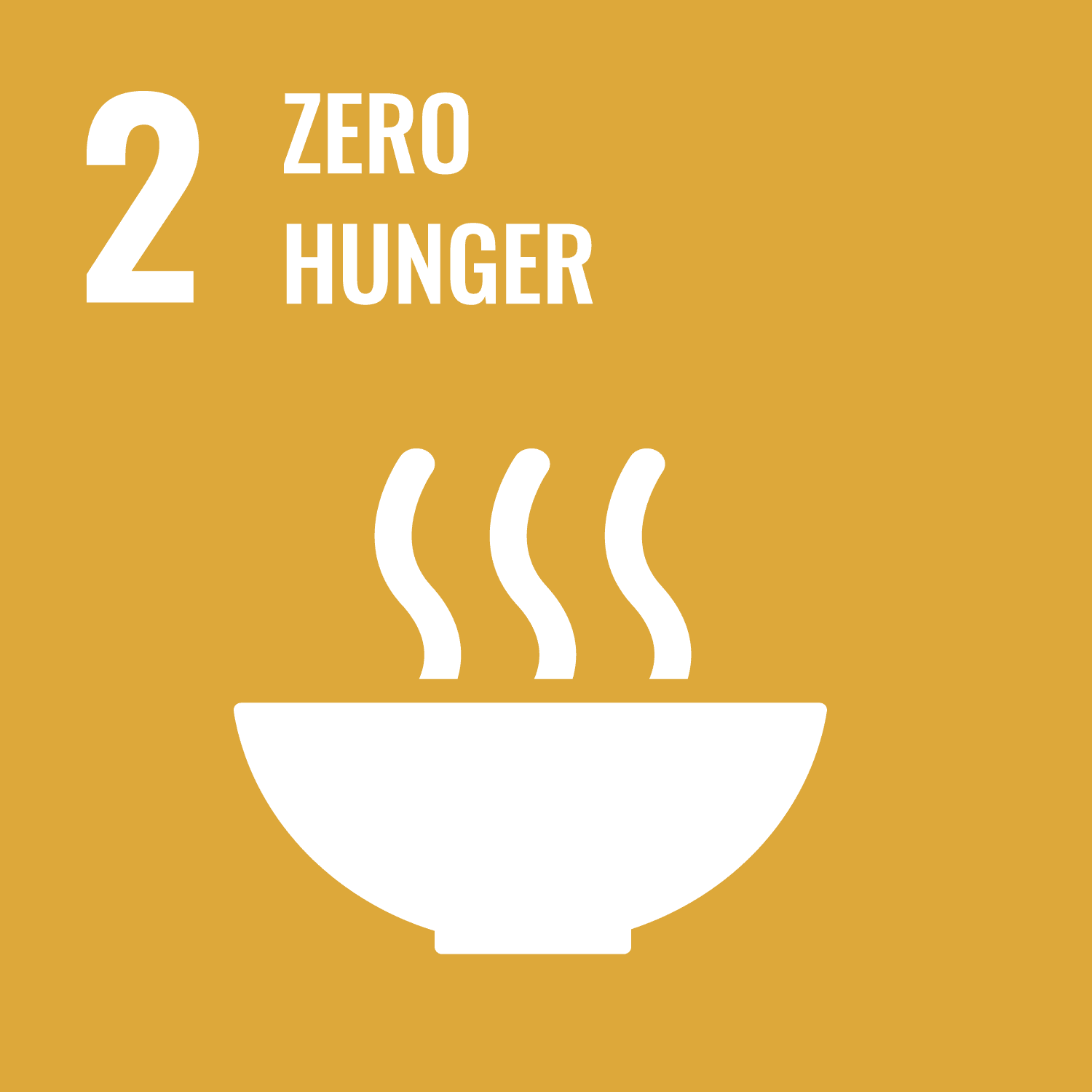 Sustainable Development Goal Icon - Zero Hunger